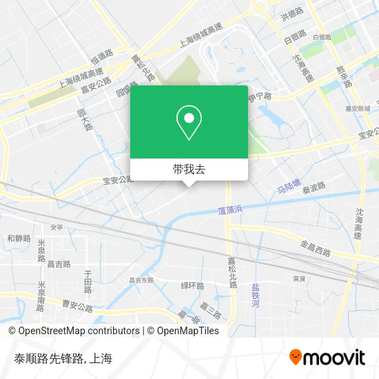 泰顺路先锋路地图