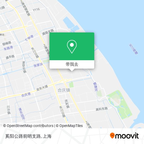 奚阳公路前哨支路地图