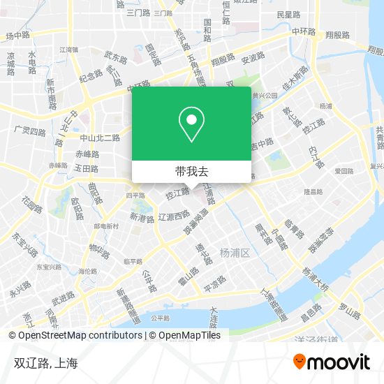双辽路地图