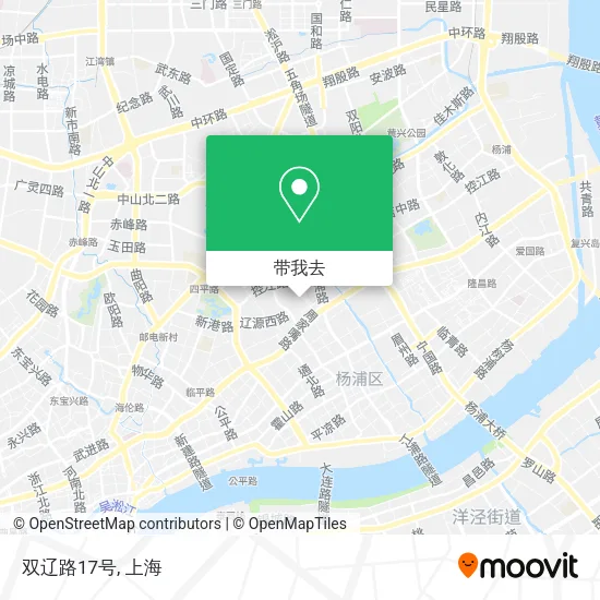 双辽路17号地图