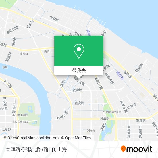 春晖路/张杨北路(路口)地图