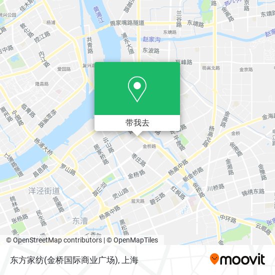 东方家纺(金桥国际商业广场)地图
