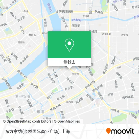 东方家纺(金桥国际商业广场)地图