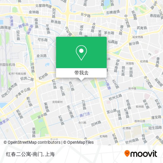 红春二公寓-南门地图