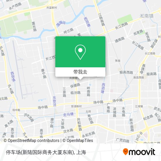 停车场(新陆国际商务大厦东南)地图