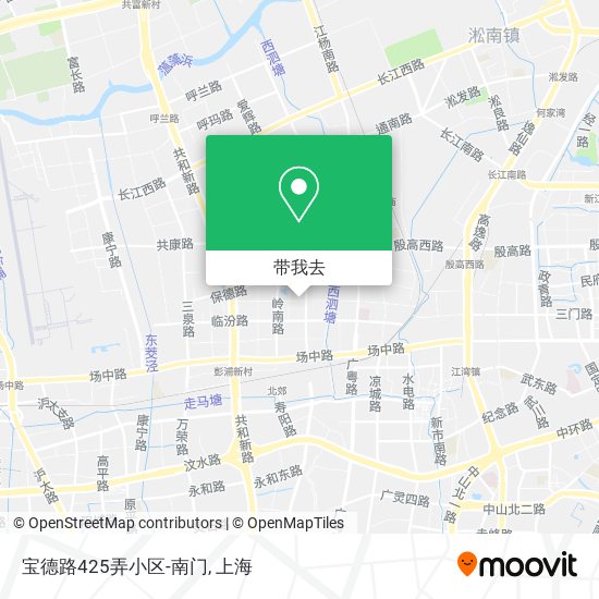 宝德路425弄小区-南门地图