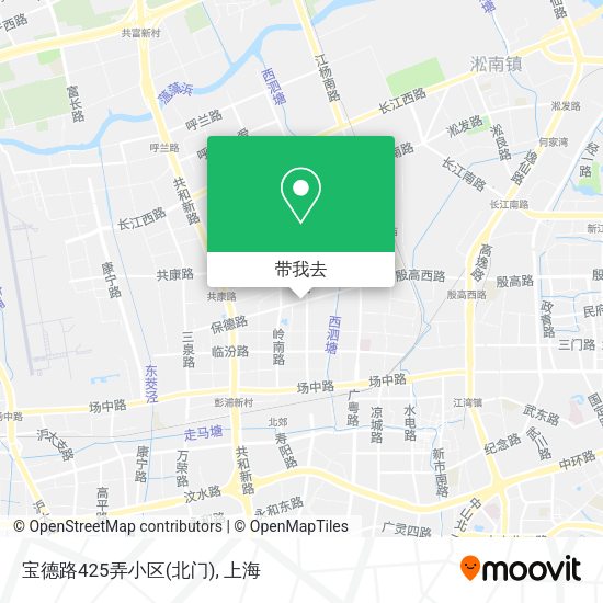 宝德路425弄小区(北门)地图