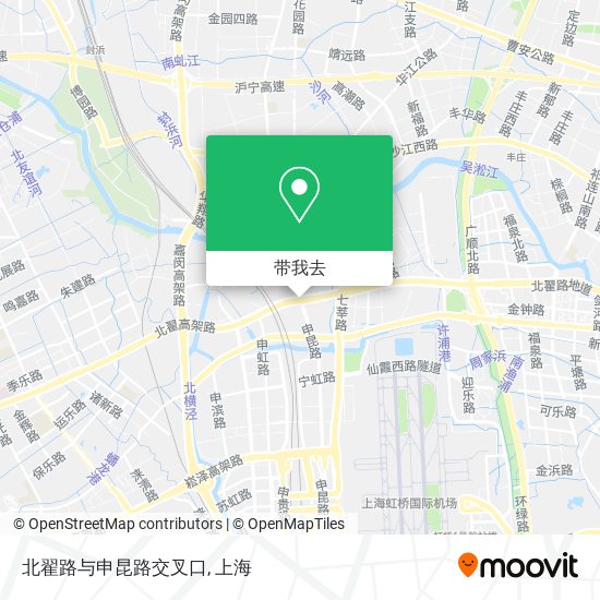 北翟路与申昆路交叉口地图