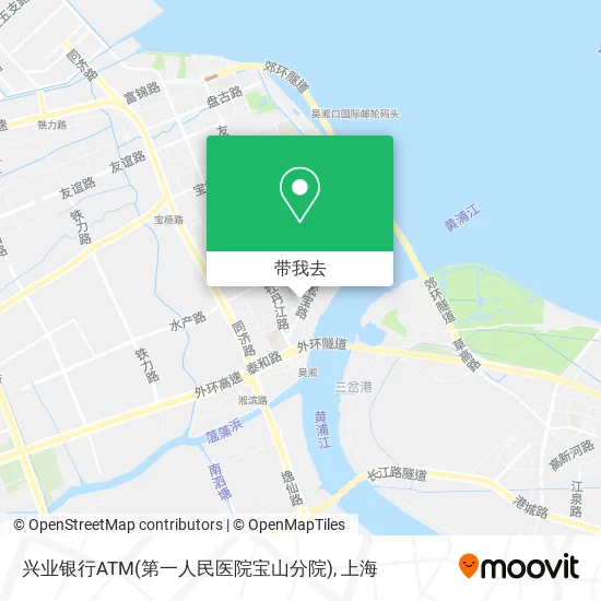 兴业银行ATM(第一人民医院宝山分院)地图