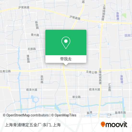 上海青浦继定五金厂-东门地图