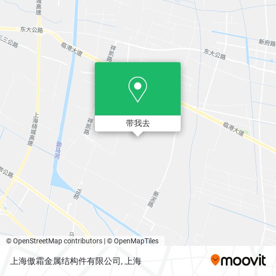 上海傲霜金属结构件有限公司地图