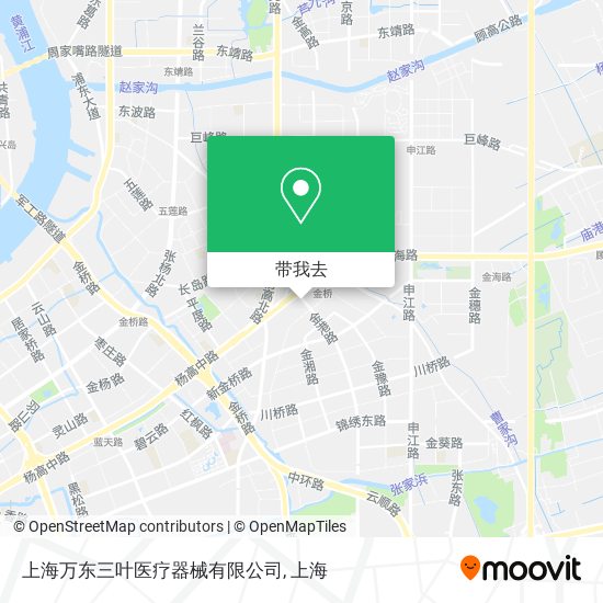 上海万东三叶医疗器械有限公司地图