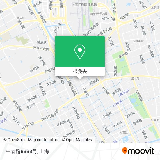 中春路8888号地图