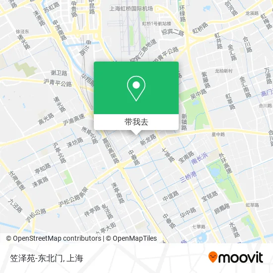 笠泽苑-东北门地图
