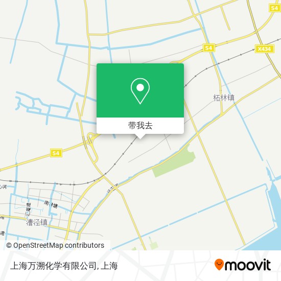 上海万溯化学有限公司地图