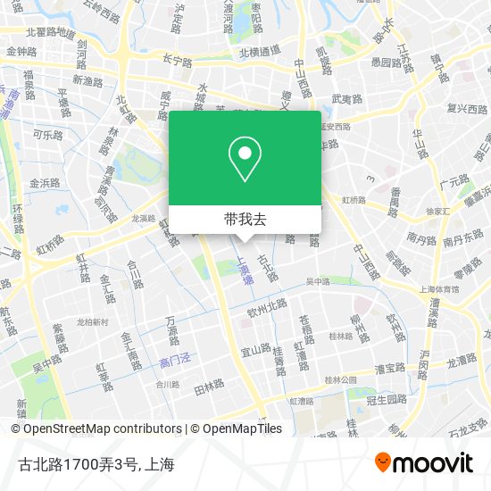 古北路1700弄3号地图