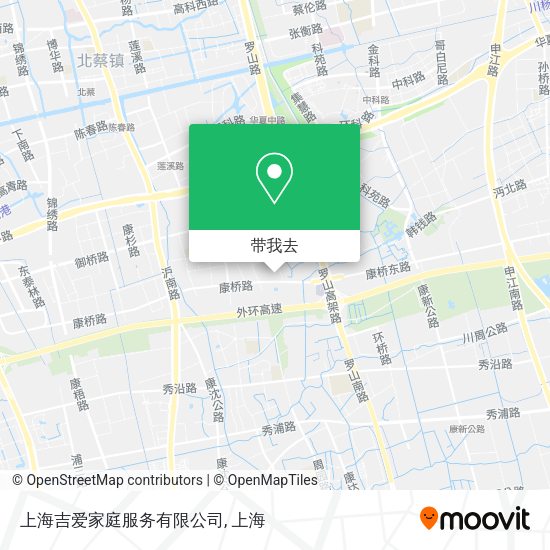 上海吉爱家庭服务有限公司地图