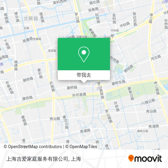 上海吉爱家庭服务有限公司地图