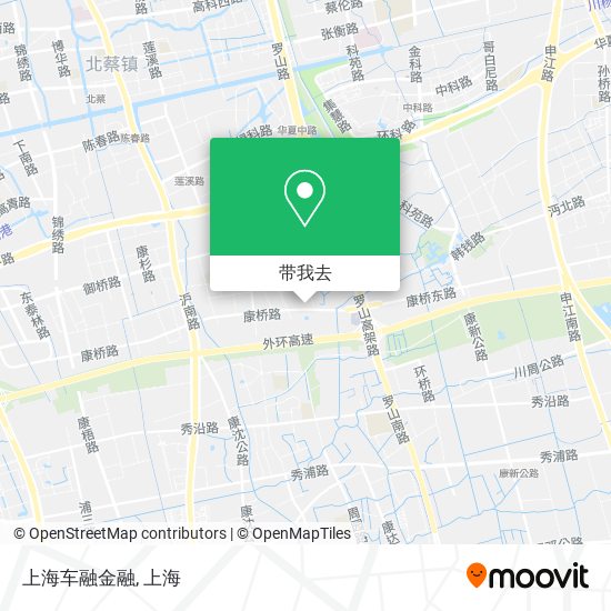 上海车融金融地图
