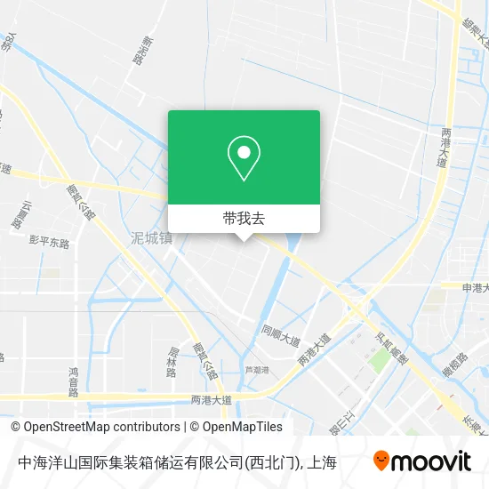 中海洋山国际集装箱储运有限公司(西北门)地图