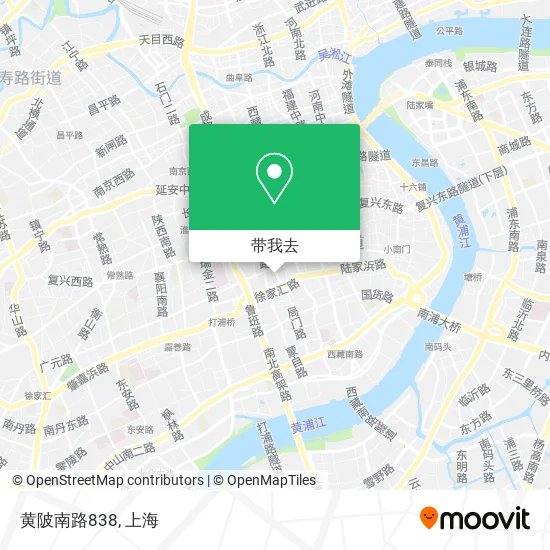 黄陂南路838地图