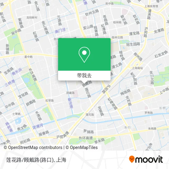 莲花路/顾戴路(路口)地图