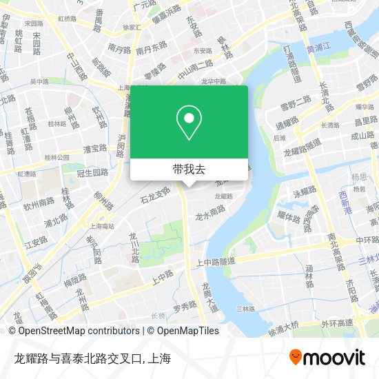 龙耀路与喜泰北路交叉口地图