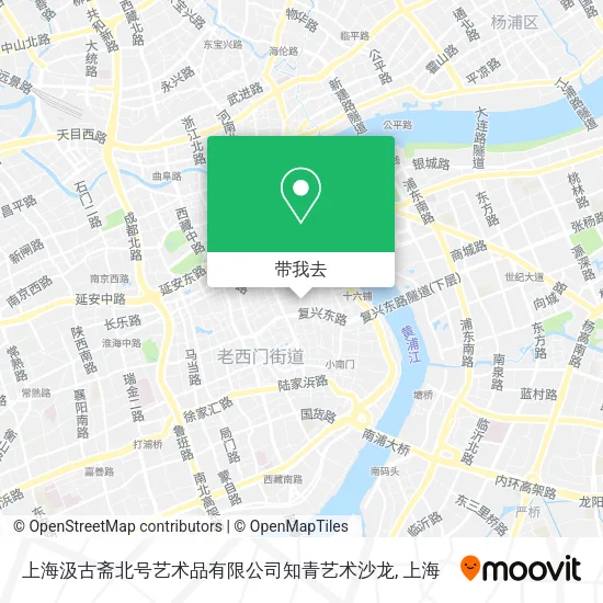 上海汲古斋北号艺术品有限公司知青艺术沙龙地图