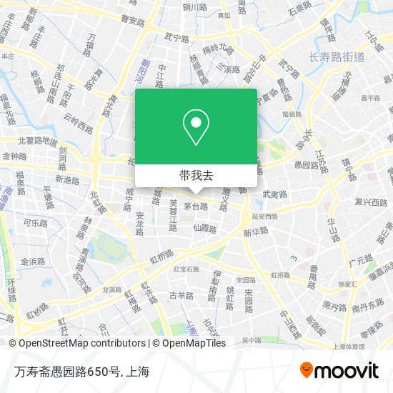 万寿斋愚园路650号地图