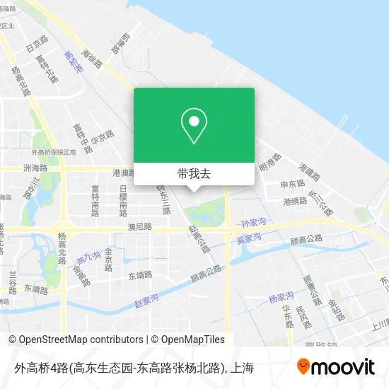 外高桥4路(高东生态园-东高路张杨北路)地图