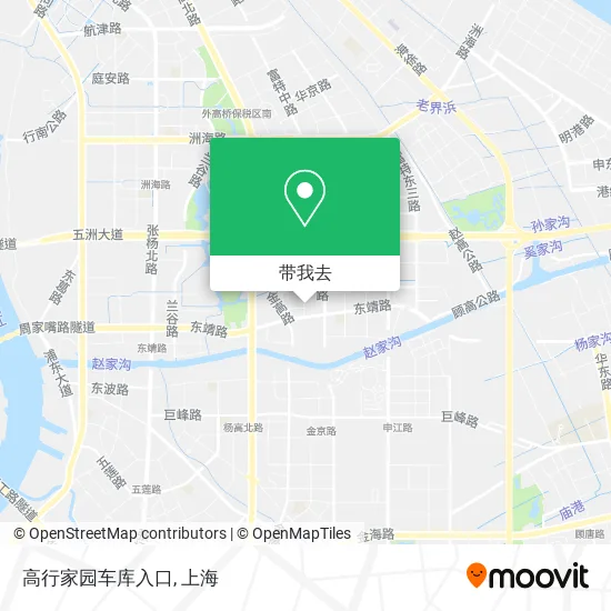 高行家园车库入口地图
