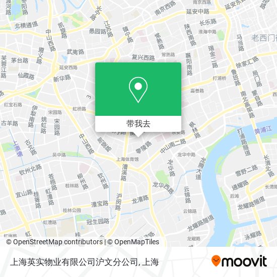上海英实物业有限公司沪文分公司地图