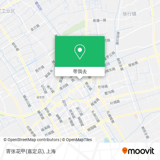 霄张花甲(嘉定店)地图