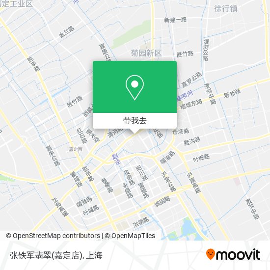 张铁军翡翠(嘉定店)地图