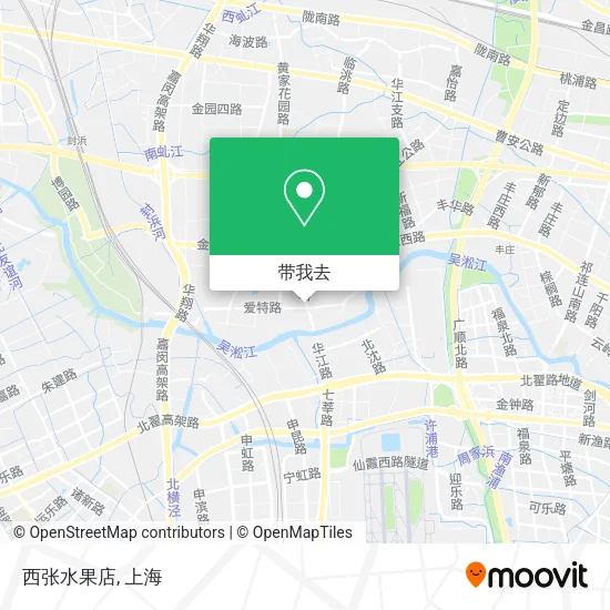 西张水果店地图