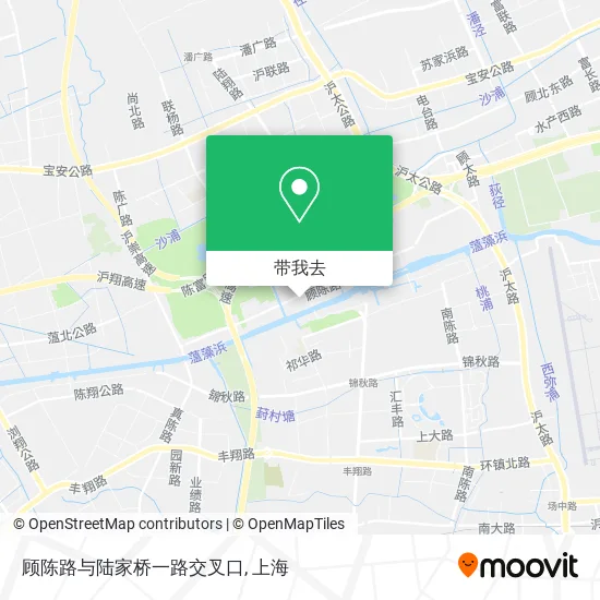 顾陈路与陆家桥一路交叉口地图