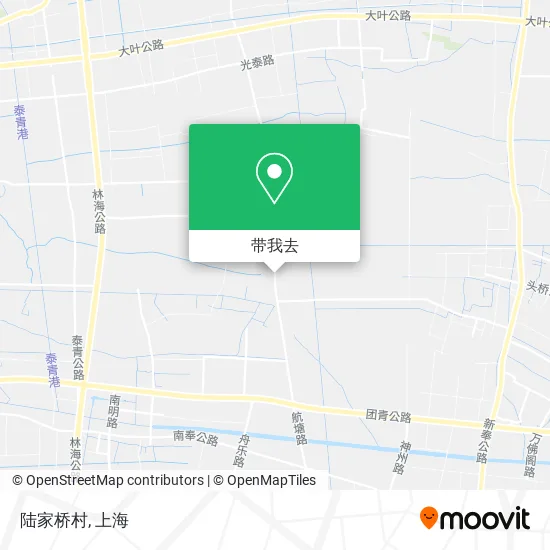 陆家桥村地图