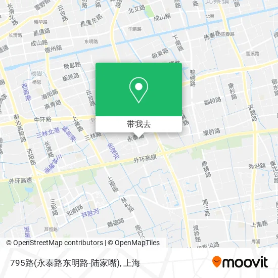 795路(永泰路东明路-陆家嘴)地图