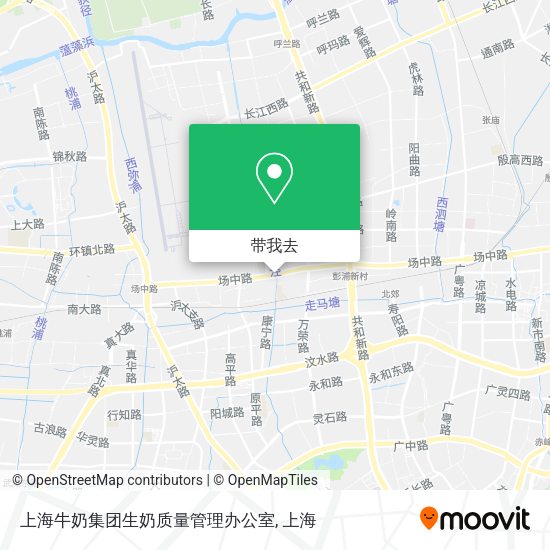 上海牛奶集团生奶质量管理办公室地图