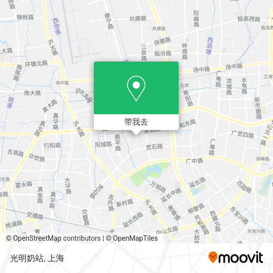 光明奶站地图