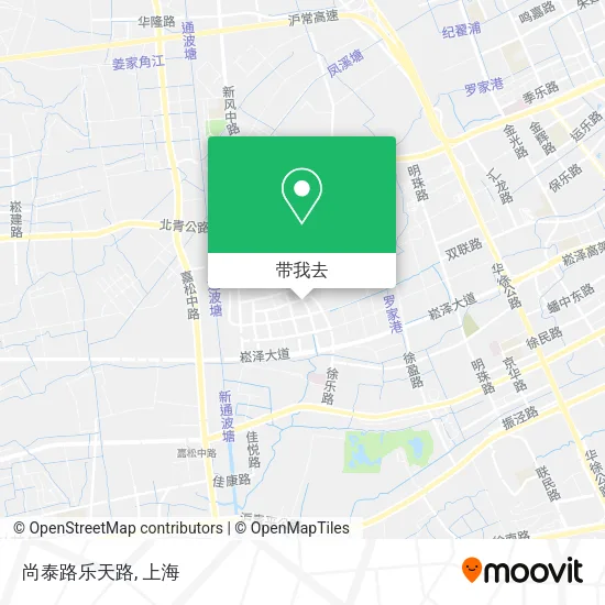 尚泰路乐天路地图
