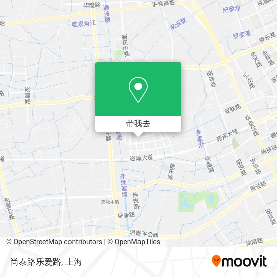 尚泰路乐爱路地图