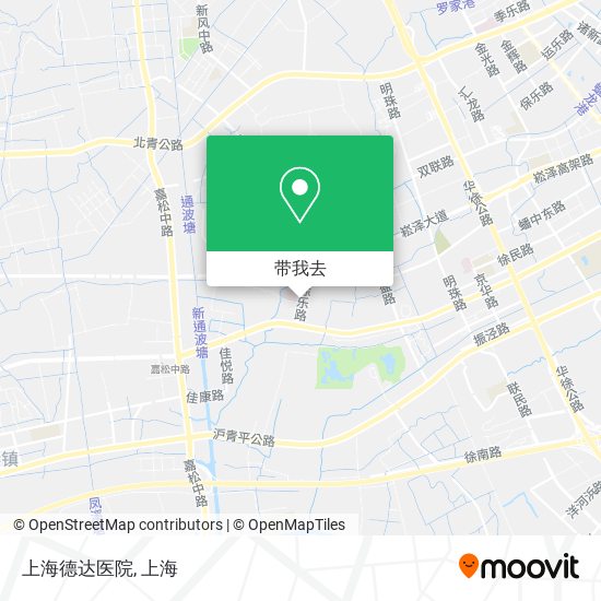 上海德达医院地图