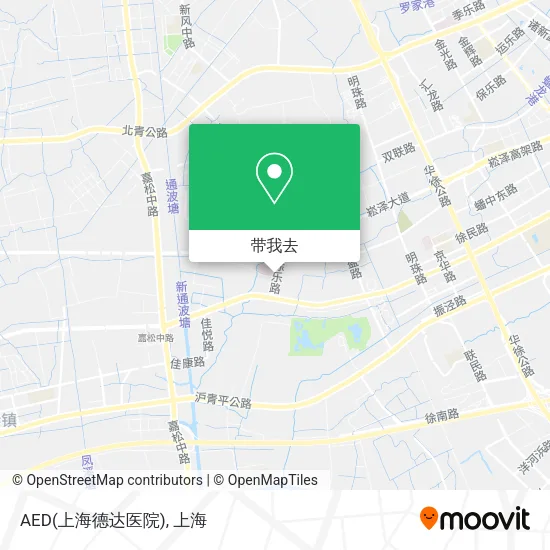 AED(上海德达医院)地图