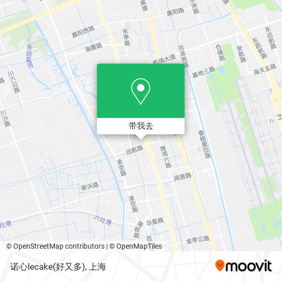 诺心lecake(好又多)地图