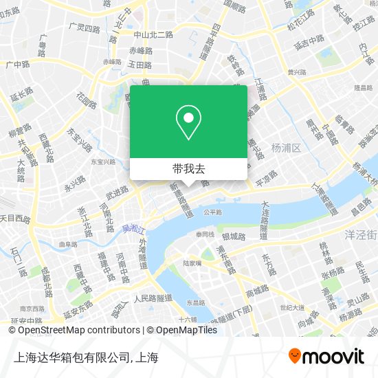 上海达华箱包有限公司地图