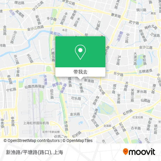 新渔路/平塘路(路口)地图