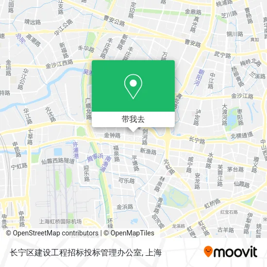 长宁区建设工程招标投标管理办公室地图