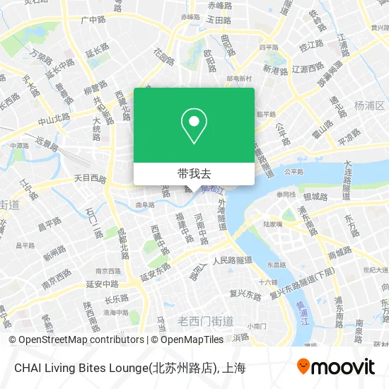 CHAI Living Bites Lounge(北苏州路店)地图