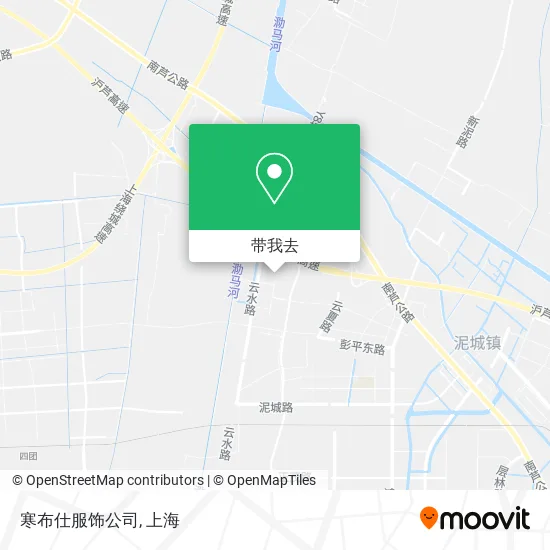 寒布仕服饰公司地图